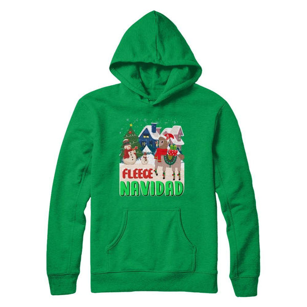 Fleece Navidad Llama Christmas Gifts Spanish Gildan - Pullover Hoodie