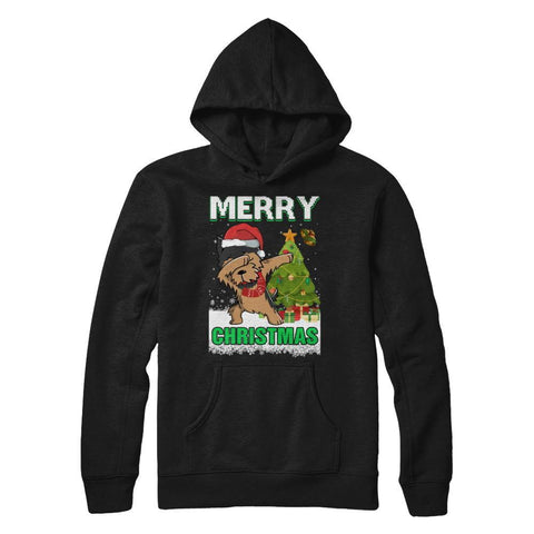 Cute Yorkshire Terrier Claus Merry Christmas Ugly Sweater Gildan - Pullover Hoodie