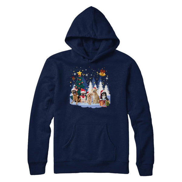 Cute Dogs Claus Christmas Gildan - Pullover Hoodie