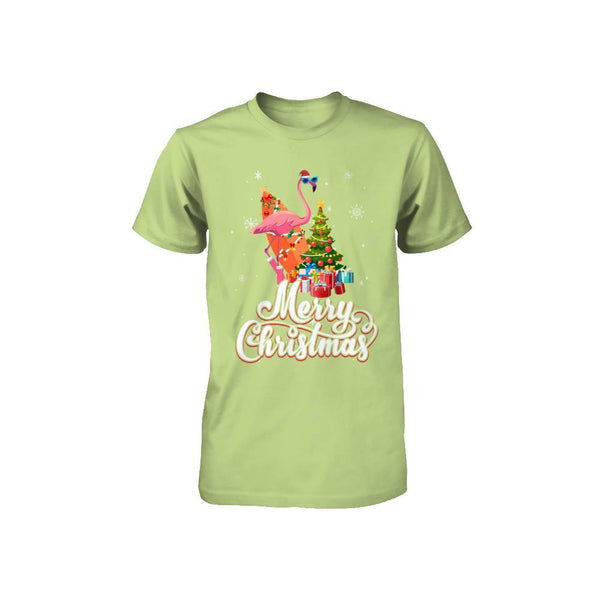 Flamingo Christmas Gift Merry Christmas Flamingo Youth Rabbit Skins - Toddler Jersey T-shirt