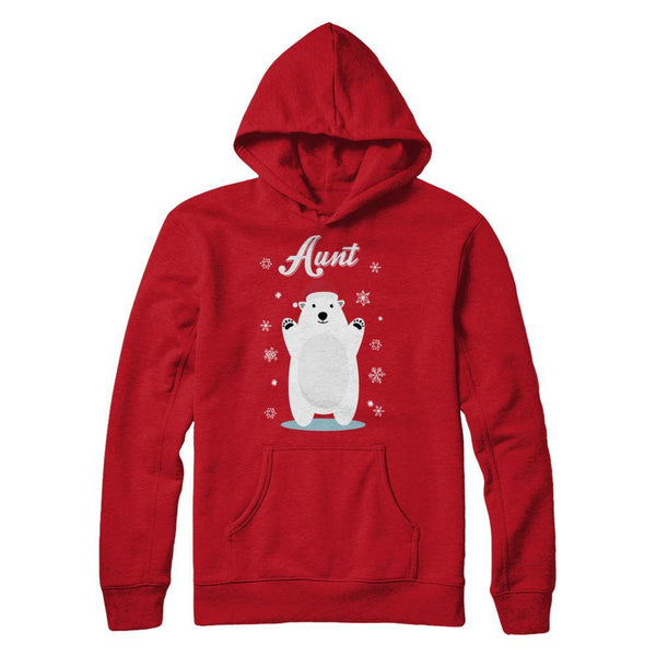 Aunt Bear Christmas Santa Pajamas Gildan - Pullover Hoodie