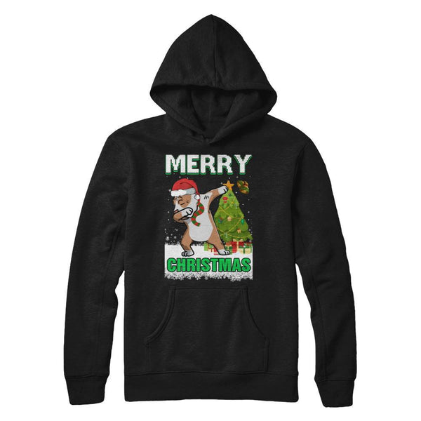 Cute Pit bull Claus Merry Christmas Ugly Sweater Gildan - Pullover Hoodie