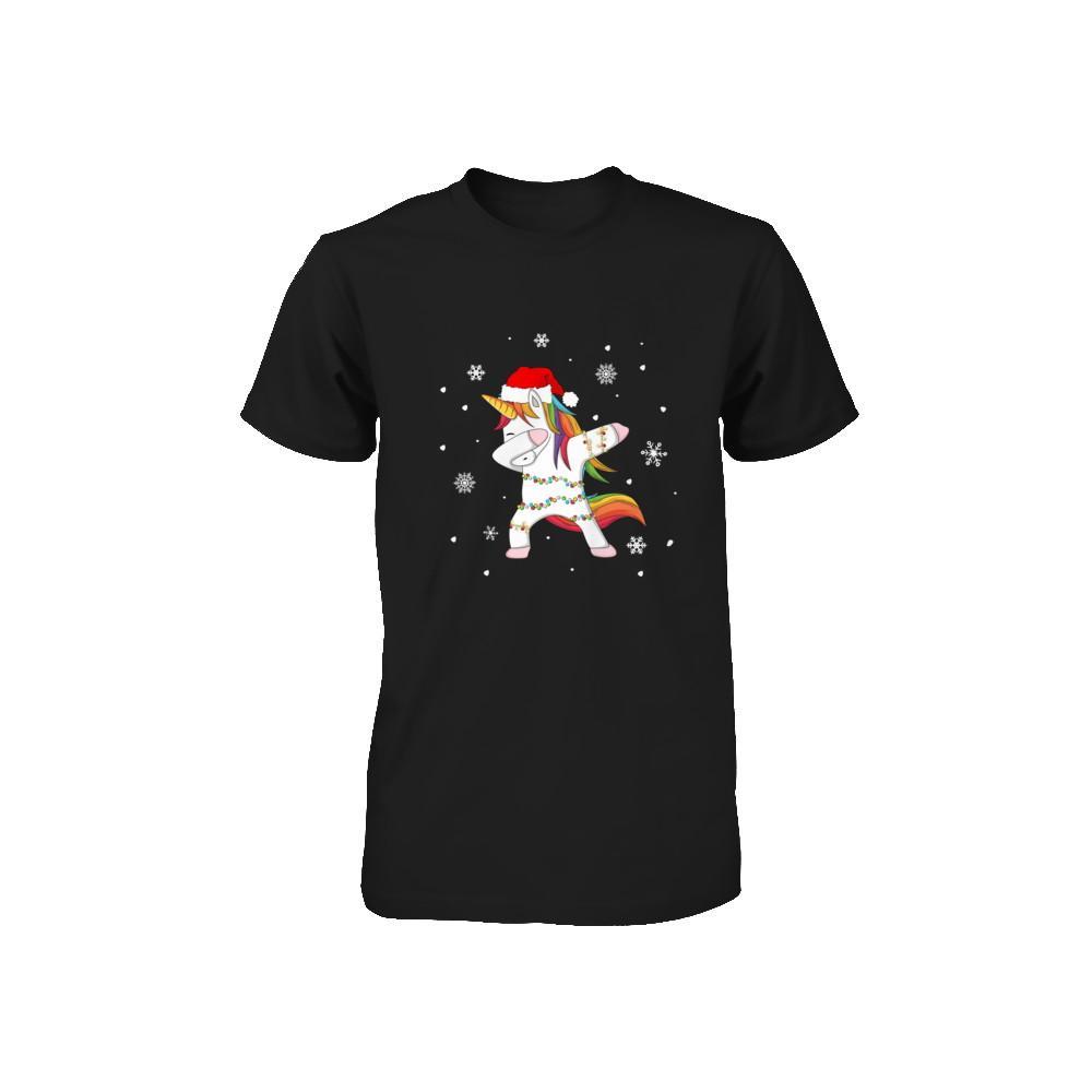 Dabbing Unicorn Ugly Christmas Sweater Girls Youth Rabbit Skins - Toddler Jersey T-shirt