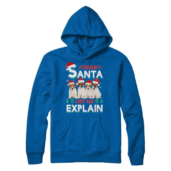 Dear Santa Funny Beagle Puppies Christmas Gift Gildan - Pullover Hoodie