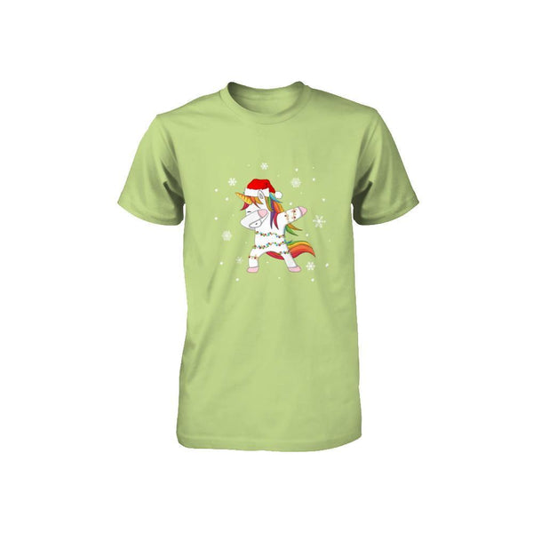 Dabbing Unicorn Ugly Christmas Sweater Girls Youth Rabbit Skins - Toddler Jersey T-shirt