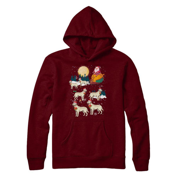 Dog Reindeer Labrador Christmas Gift Gildan Pullover Hoodie