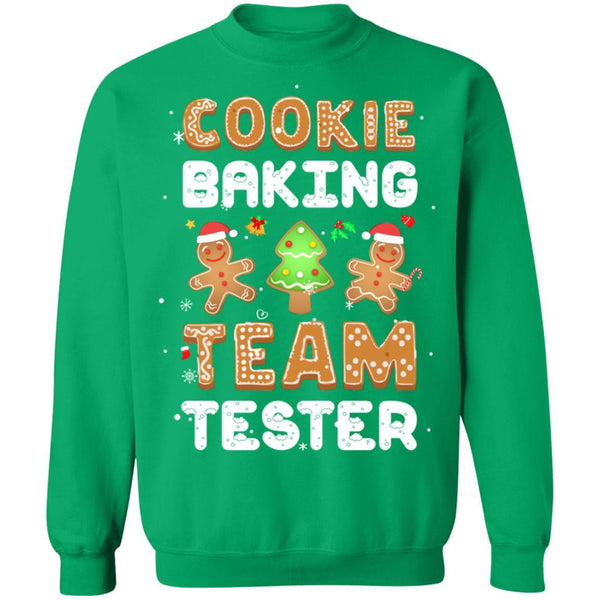 Cookie Baking Team Tester Gingerbread Christmas G180 Gildan Crewneck Pullover Sweatshirt  8 oz.