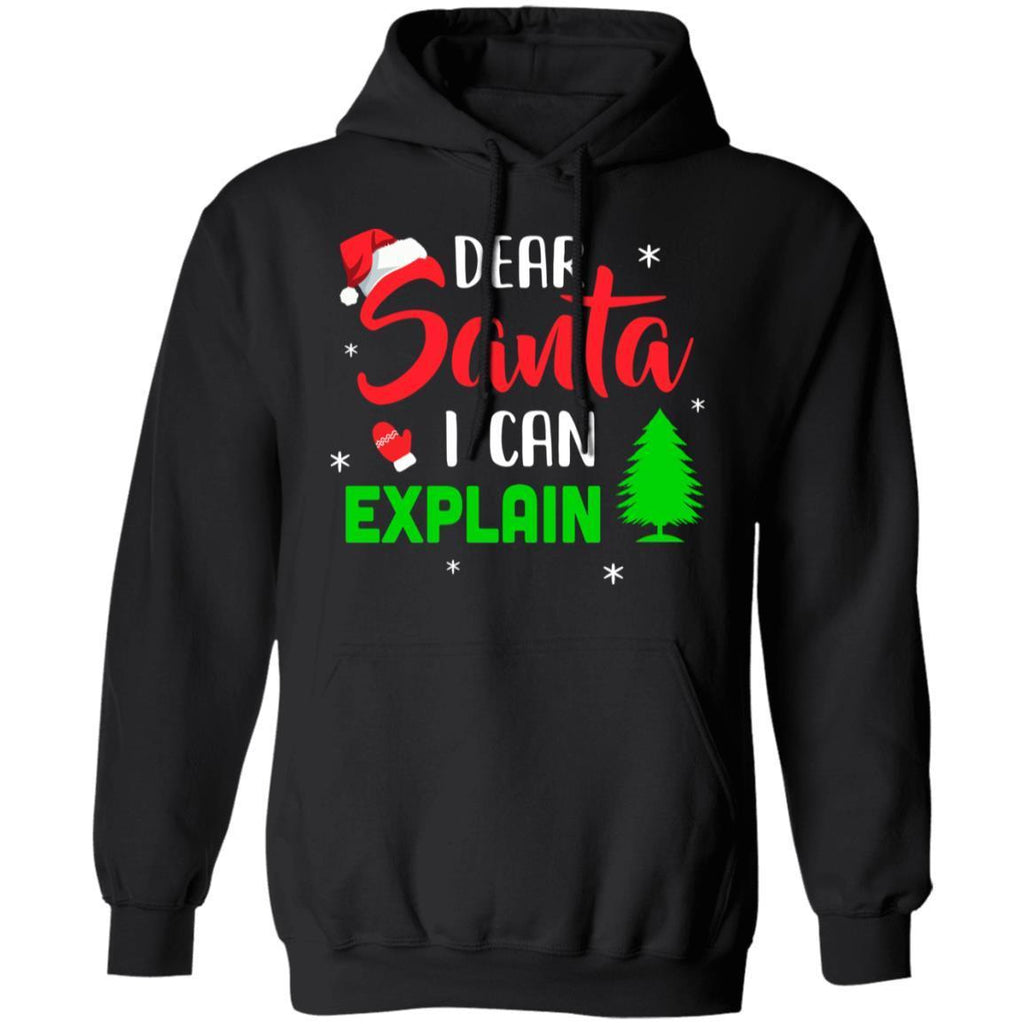 Dear Santa I Can Explain Funny Christmas G185 Gildan Pullover Hoodie 8 oz.