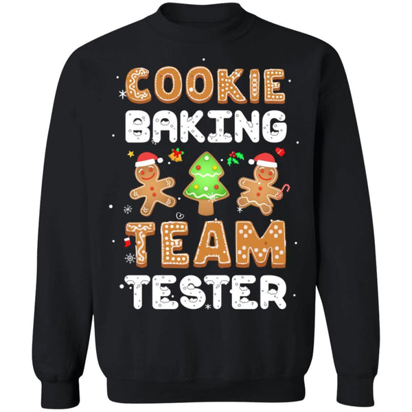 Cookie Baking Team Tester Gingerbread Christmas G180 Gildan Crewneck Pullover Sweatshirt  8 oz.