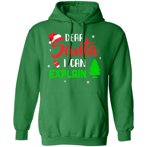 Dear Santa I Can Explain Funny Christmas G185 Gildan Pullover Hoodie 8 oz.