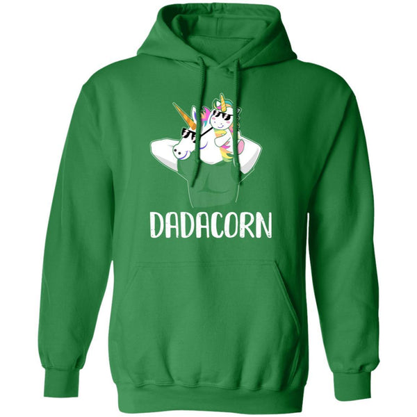 Dadacorn Unicorn Dad And Baby Christmas Gift G185 Gildan Pullover Hoodie 8 oz.