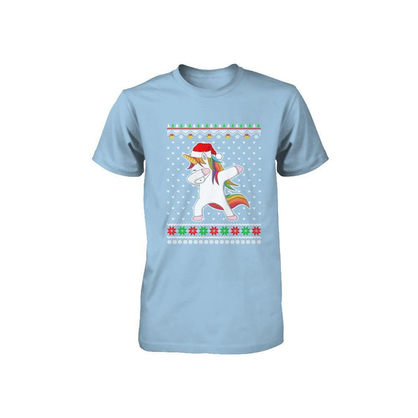 Dabbing Tangled Lights Ugly Christmas Sweater Girls Youth Rabbit Skins - Toddler Jersey T-shirt