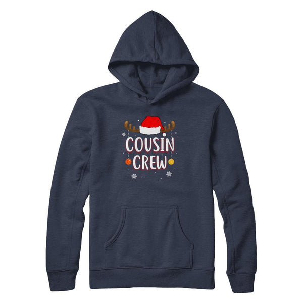 Cousin Crew Reindeer Matching Family Christmas Gildan Pullover Hoodie