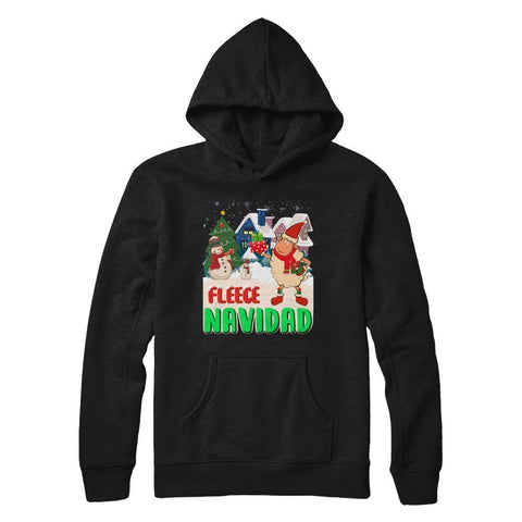 Fleece Navidad Sheep Lamb Christmas Gifts Spanish Gildan - Pullover Hoodie