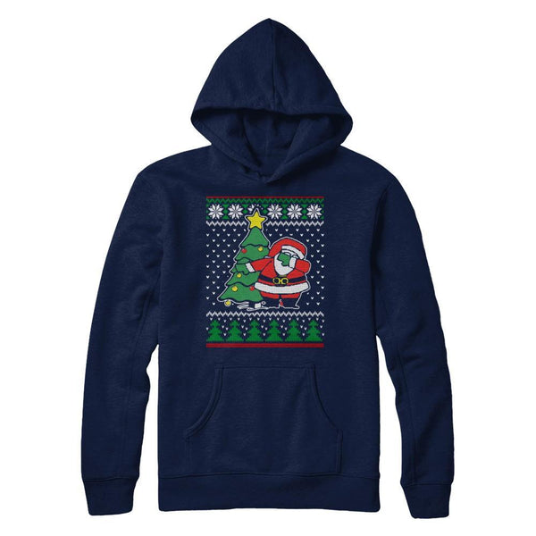 Dabbing Santa Ugly Sweater Christmas Gildan - Pullover Hoodie