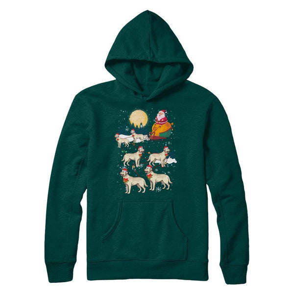 Dog Reindeer Labrador Christmas Gift Gildan Pullover Hoodie