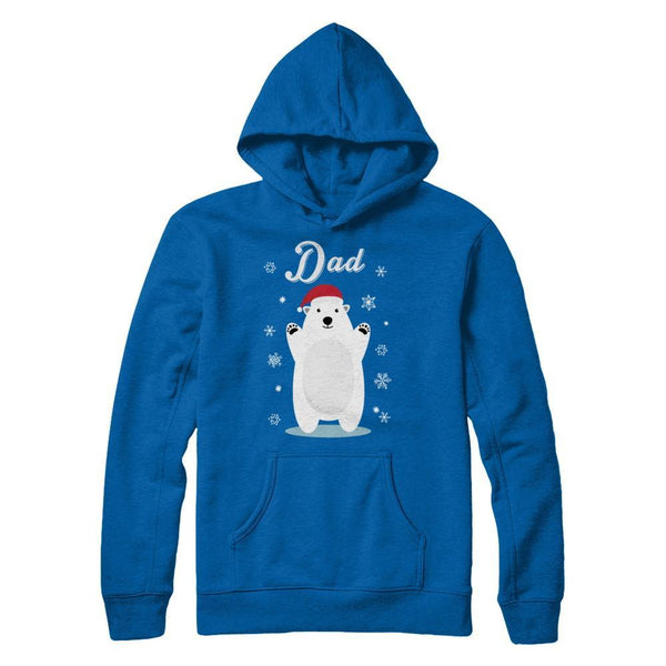 Dad Bear Christmas Santa Pajamas Gildan - Pullover Hoodie