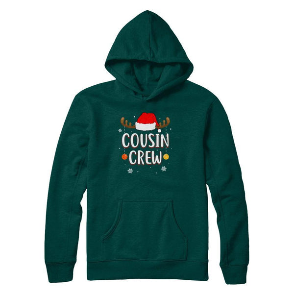 Cousin Crew Reindeer Matching Family Christmas Gildan Pullover Hoodie