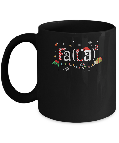 Cute Math Fa La Funny Christmas Mug