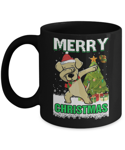 Cute Labrador Claus Merry Christmas Ugly Sweater Mug