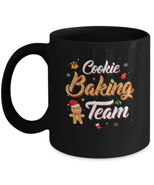 Cookie Baking Team Bakers Gingerbread Christmas Mug