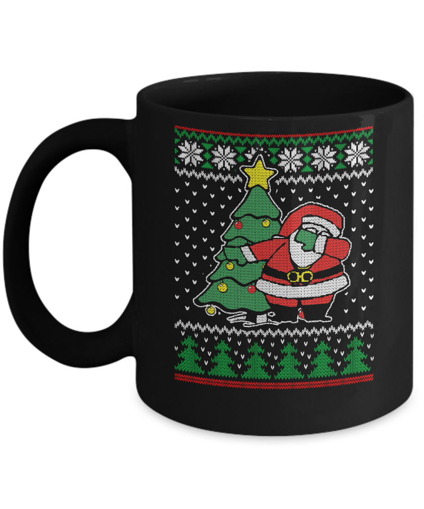 Dabbing Santa Ugly Christmas Mug