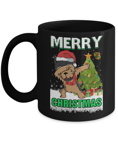 Cute Yorkshire Terrier Claus Merry Christmas Ugly Sweater Mug