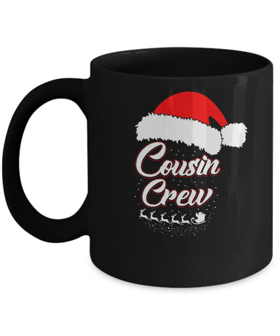 Cousin Crew Matching Family Funny Christmas Mug