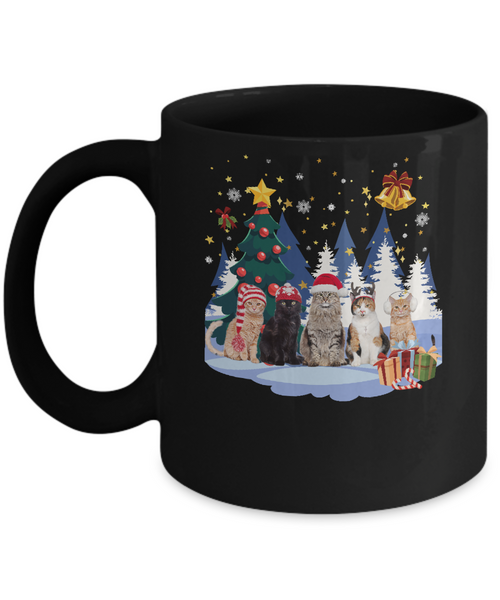 Cute Cats Claus Christmas Mug