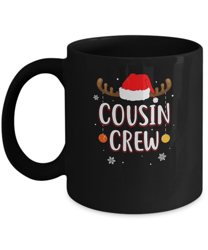 Cousin Crew Reindeer Matching Family Christmas Mug