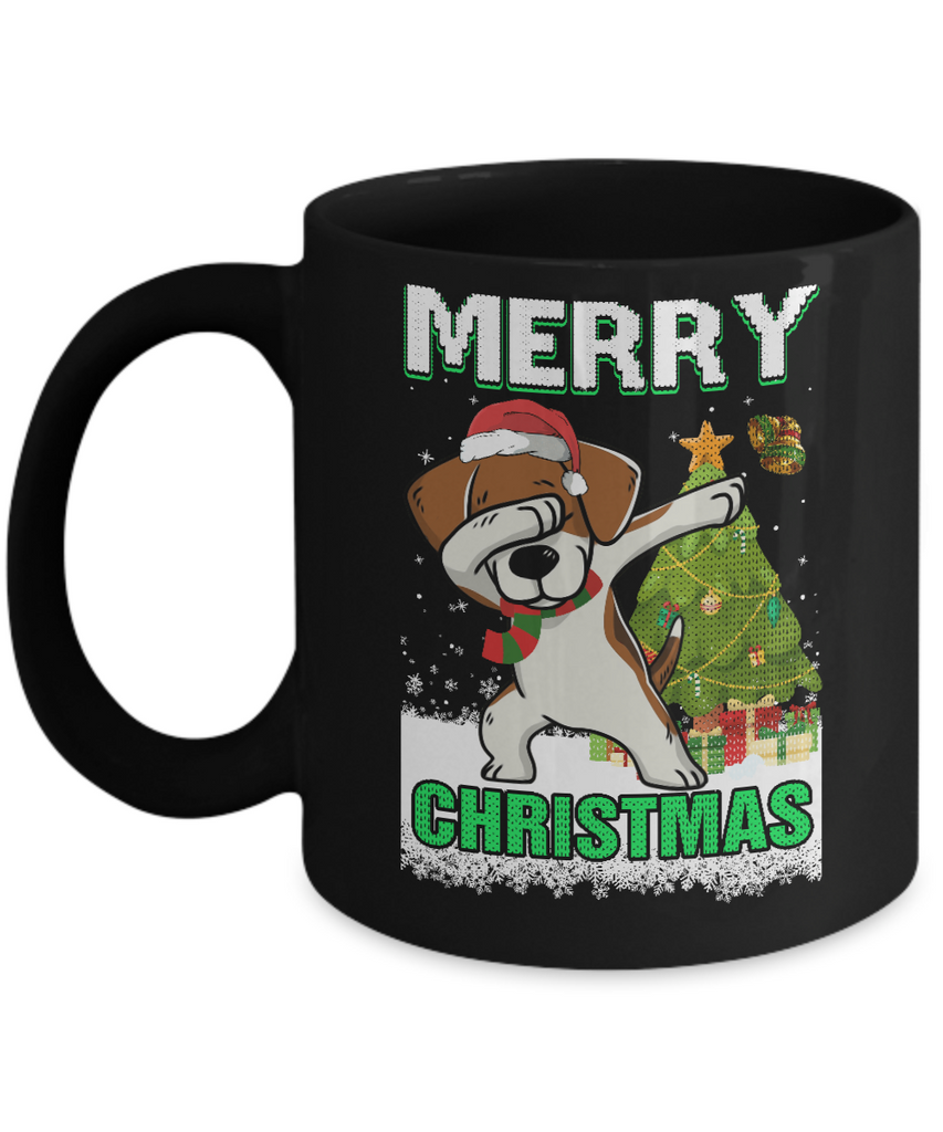 Cute Beagle Claus Merry Christmas Ugly Sweater Mug