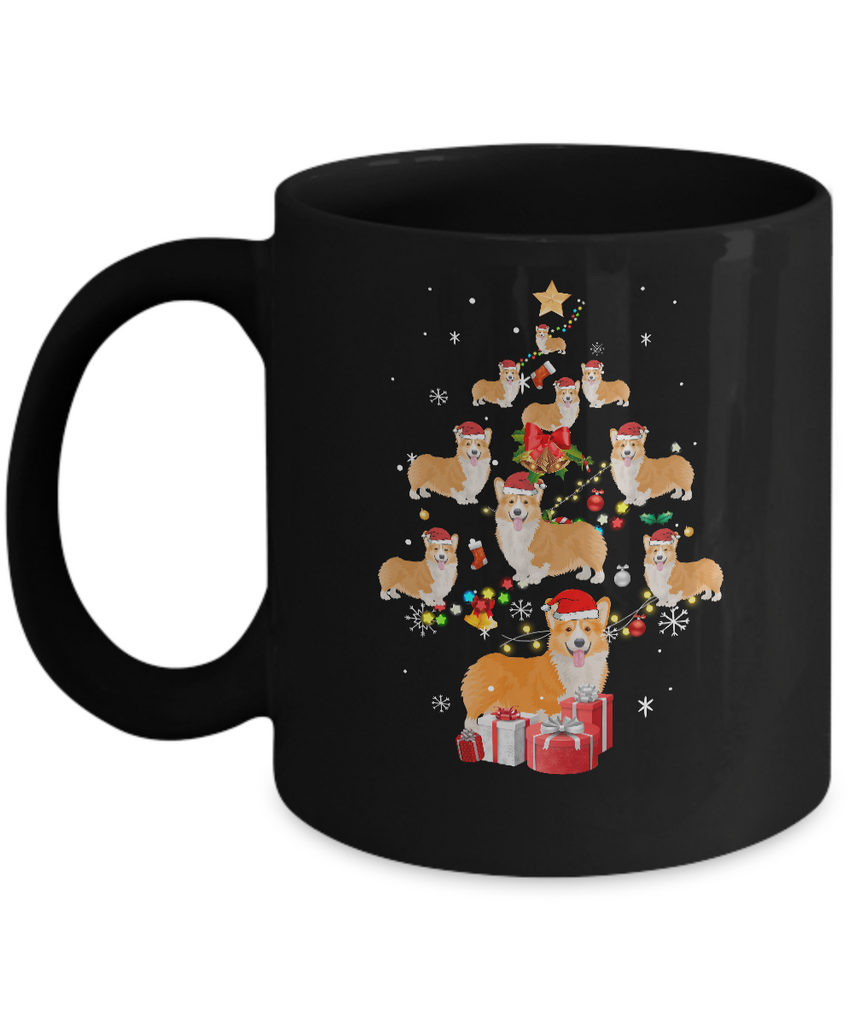 Cute Corgi Christmas Tree Dogs Lover Mug