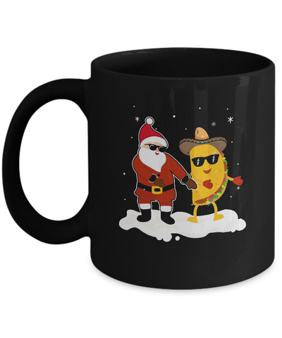 Flossing Santa Claus Taco Christmas Pajamas Gifts Mug