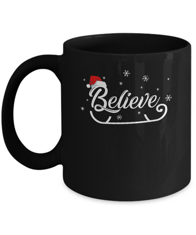 Christmas Santa Believe Xmas Christmas Holiday Funny Gift Mug