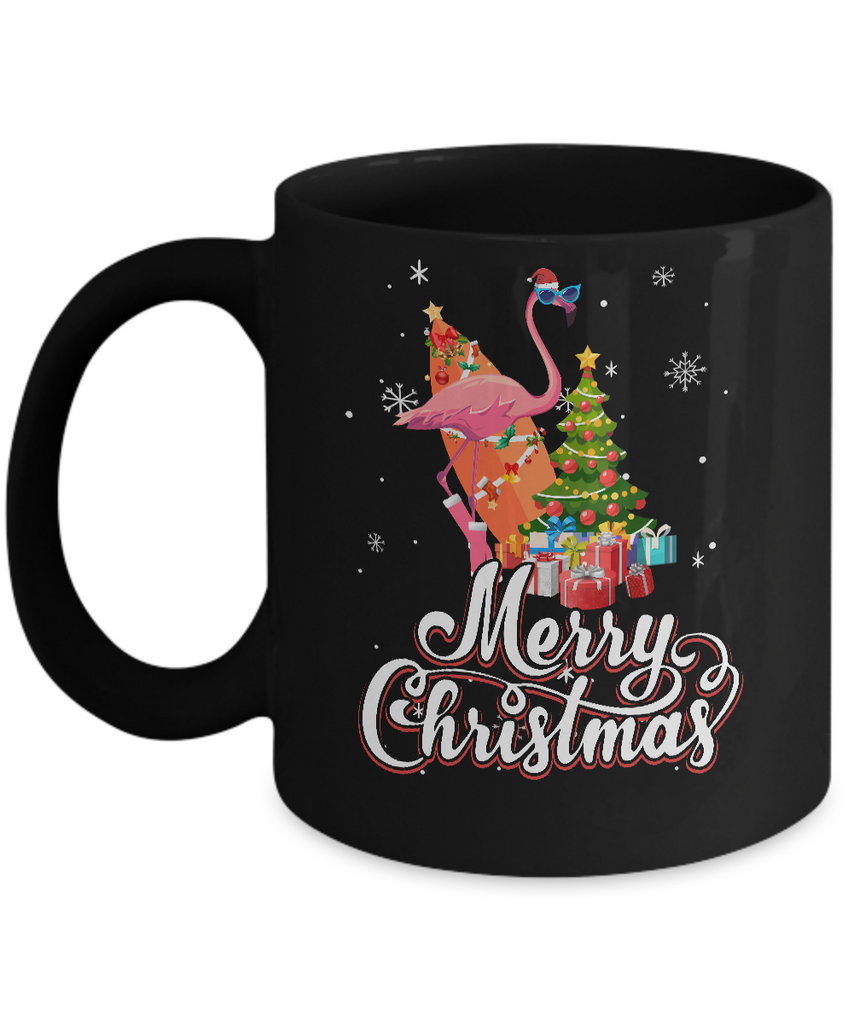 Flamingo Christmas Gift Merry Christmas Flamingo Mug